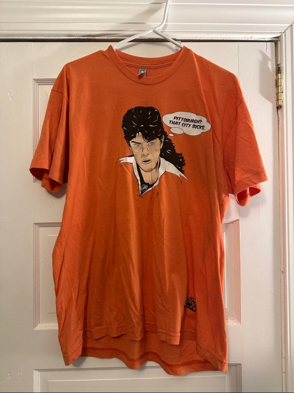 Orange Graphic Short-Sleeve Men’s T-Shirt